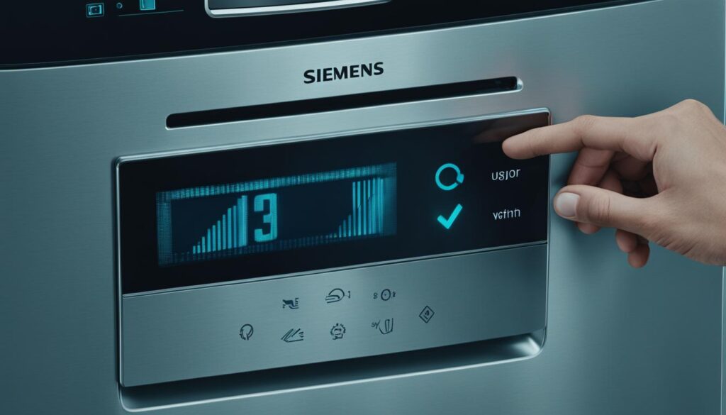 remettre à zéro code erreur machine à laver Siemens